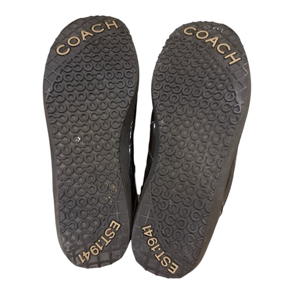 COACH Brown Patterned Winter Boots - Picture 4 of 4